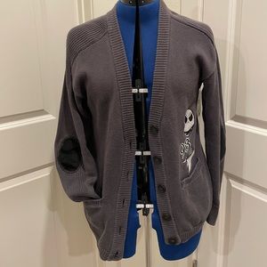 Box lunch arm patch nightmare before Christmas cardigan